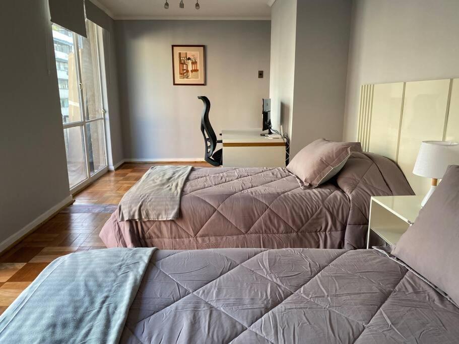 Apartamento En Centro Historico Santiago, Dos Dormitorios Bagian luar foto