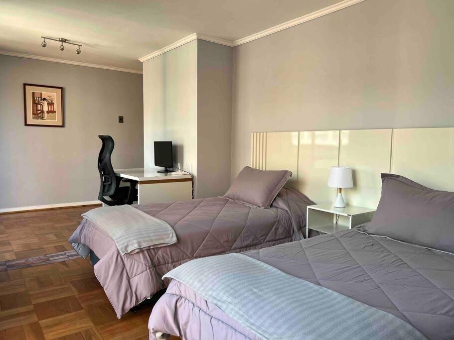 Apartamento En Centro Historico Santiago, Dos Dormitorios Bagian luar foto