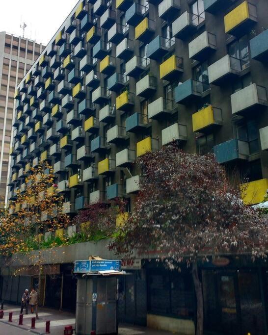 Apartamento En Centro Historico Santiago, Dos Dormitorios Bagian luar foto