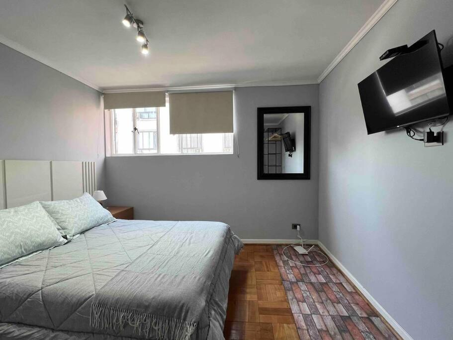 Apartamento En Centro Historico Santiago, Dos Dormitorios Bagian luar foto